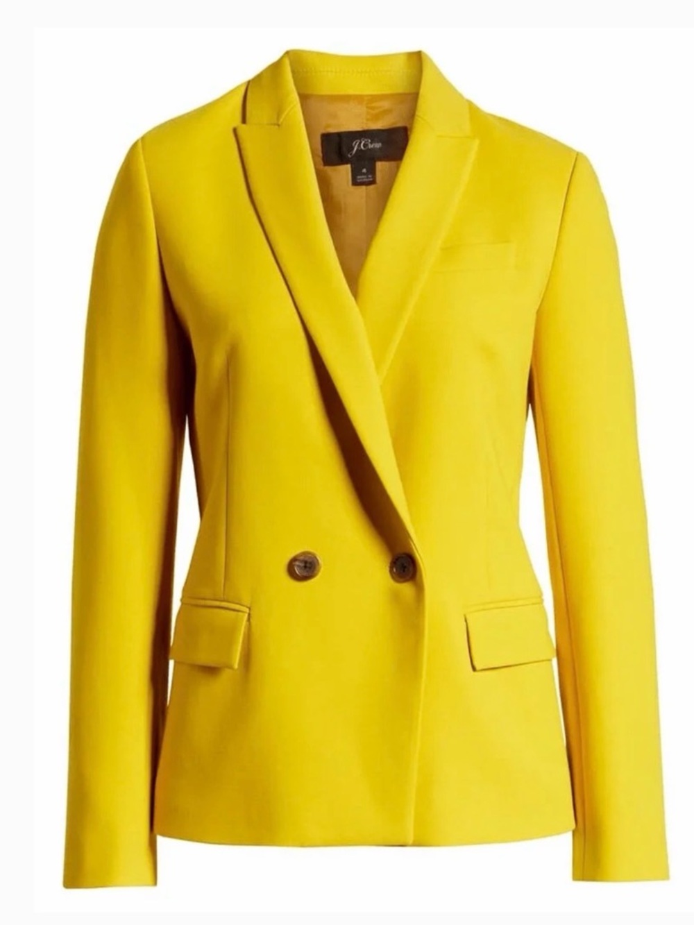 J.Crew Dover Double Breasted Blazer Size 0 Tailored CareerJacket Designer Spring